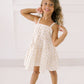 Hikari Pintuck Dress | Golden Blossom