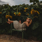 Hikari Pintuck Dress| Mustard Sage Blossom