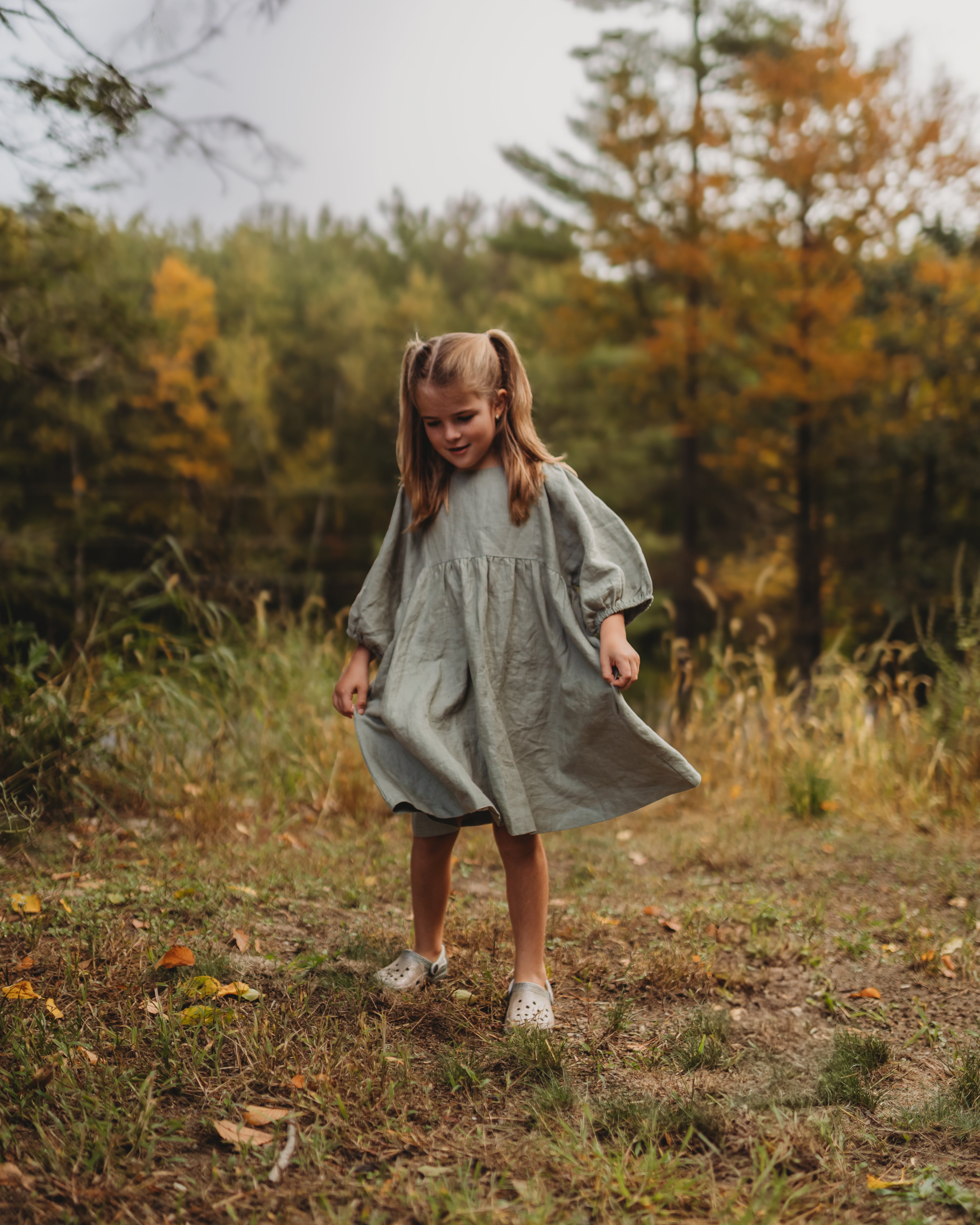 Willow Dress- Sage Green