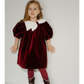 Rosemoor Dress |  Winterberry Red  Cotton Velvet