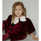 Rosemoor Dress |  Winterberry Red  Cotton Velvet