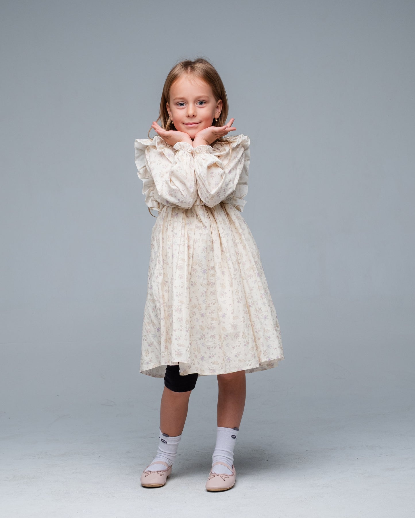 Neomi Dress | Woodland Bunny