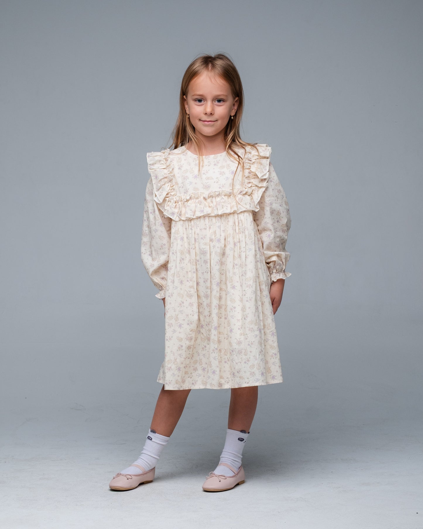 Neomi Dress | Woodland Bunny