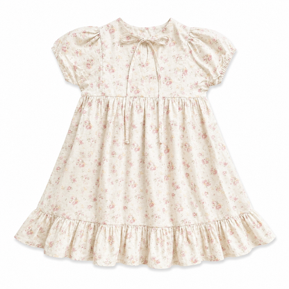 Floral dress on a white background