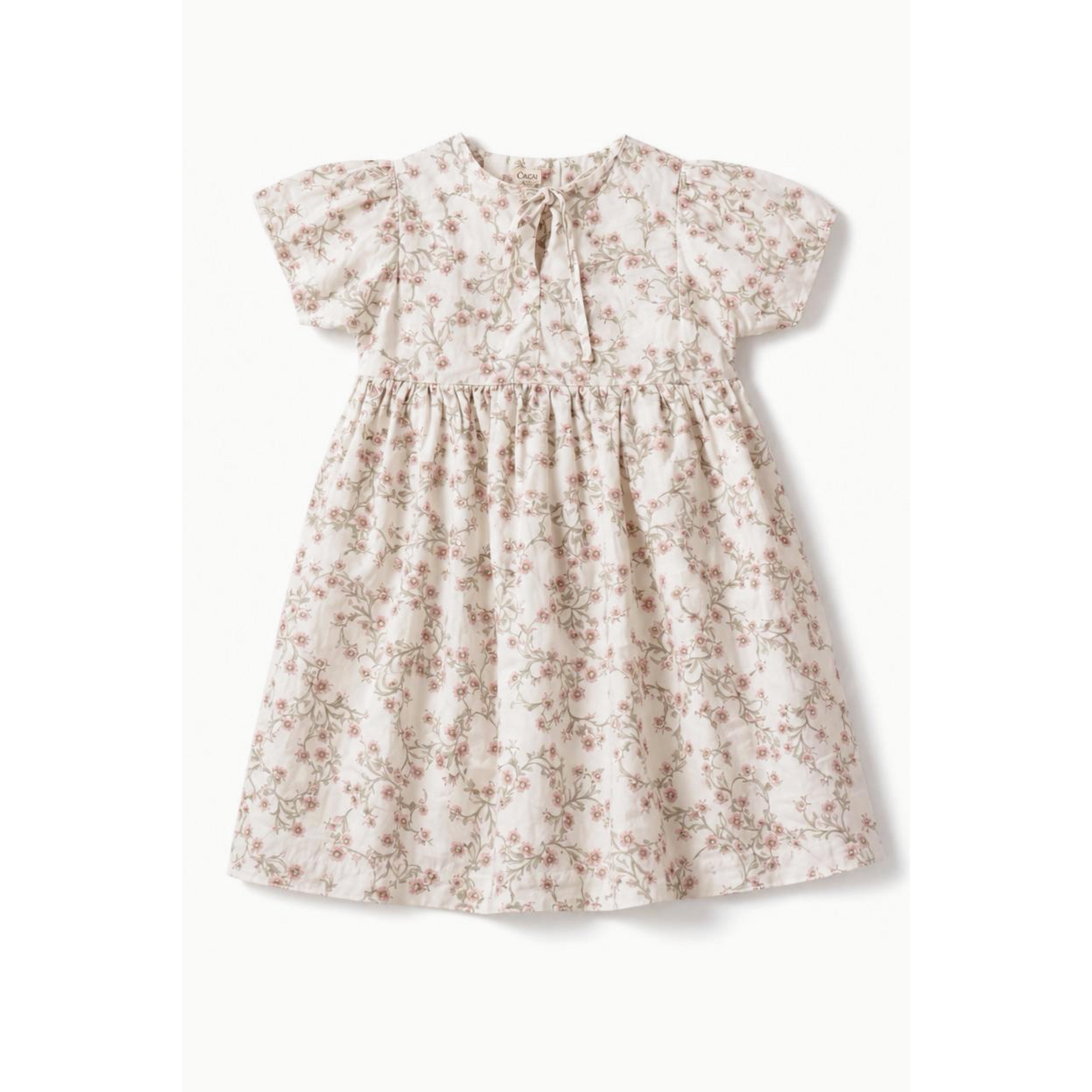 Floral dress on a white background
