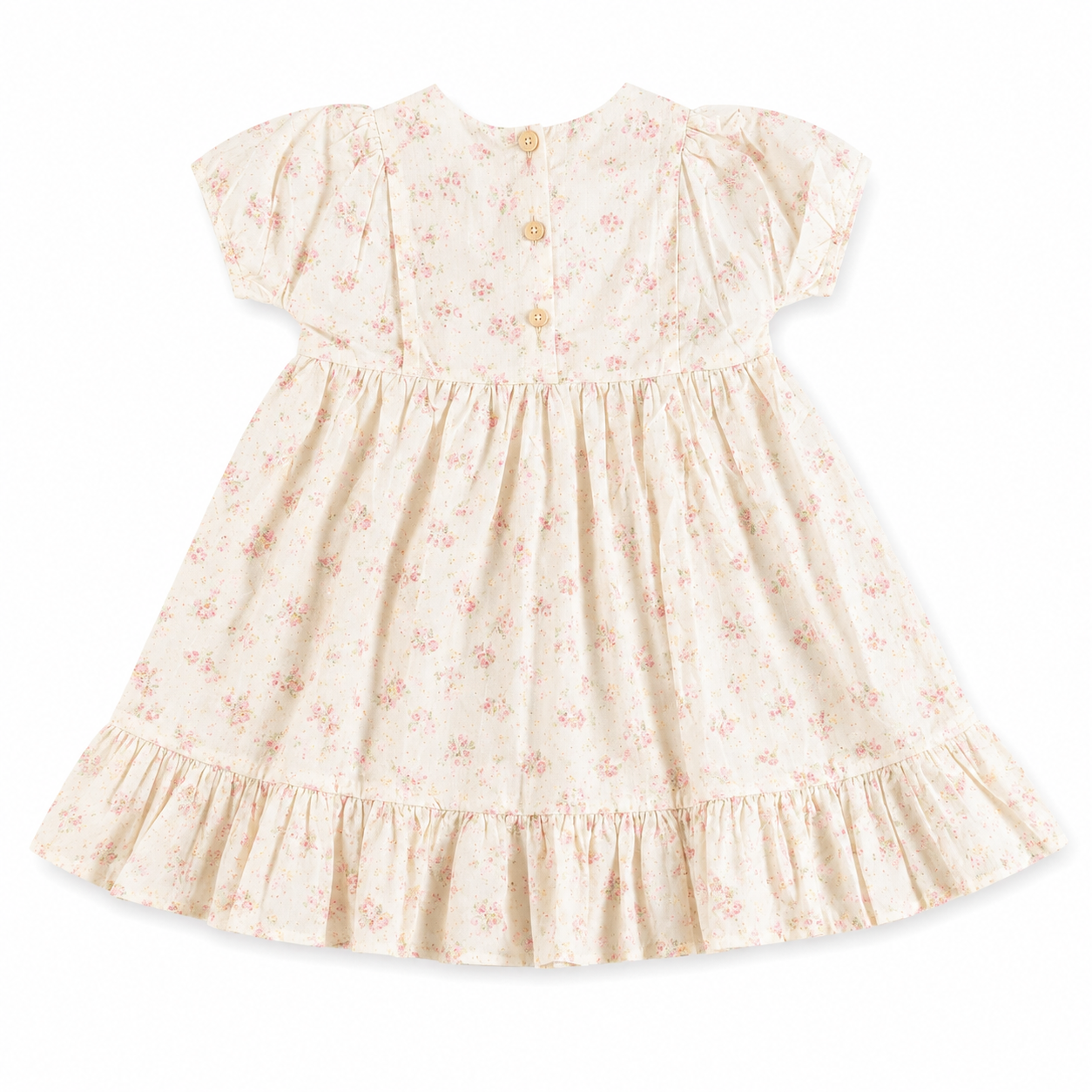 Floral dress on a white background